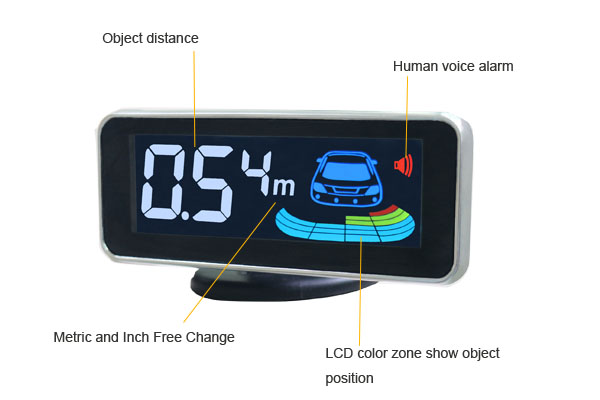 LCD display front